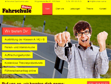 Tablet Screenshot of fahrschule-ouart.de